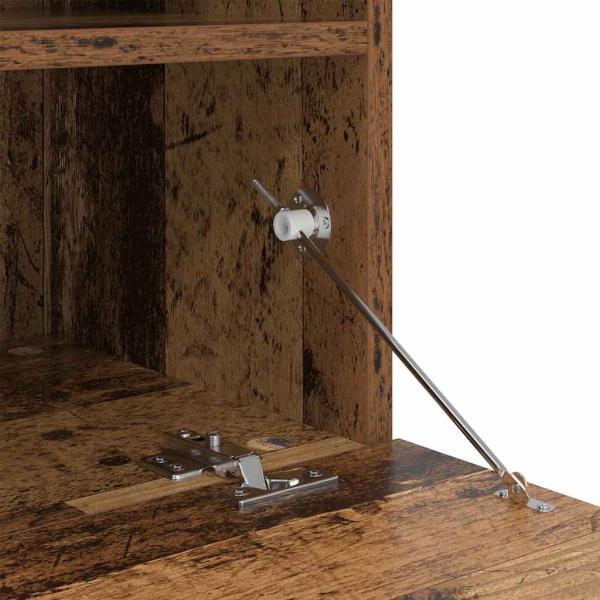 TV-Wandregal Wandmontiert Altholz 80 x 30 x 40 cm Holzwerkstoff