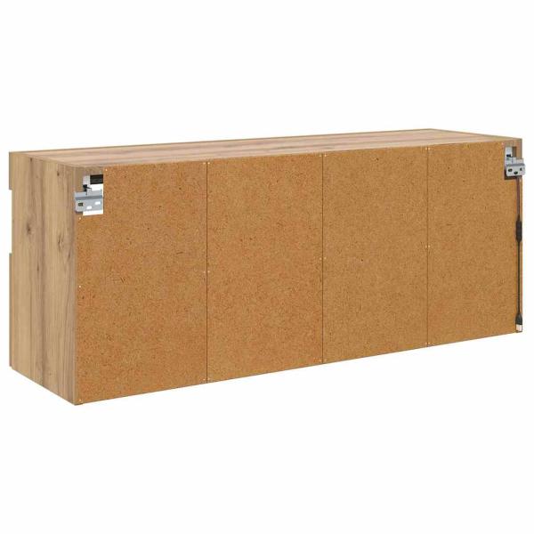 TV-Wandregal Artisan-Eiche 100 x 30 x 40 cm Holzwerkstoff