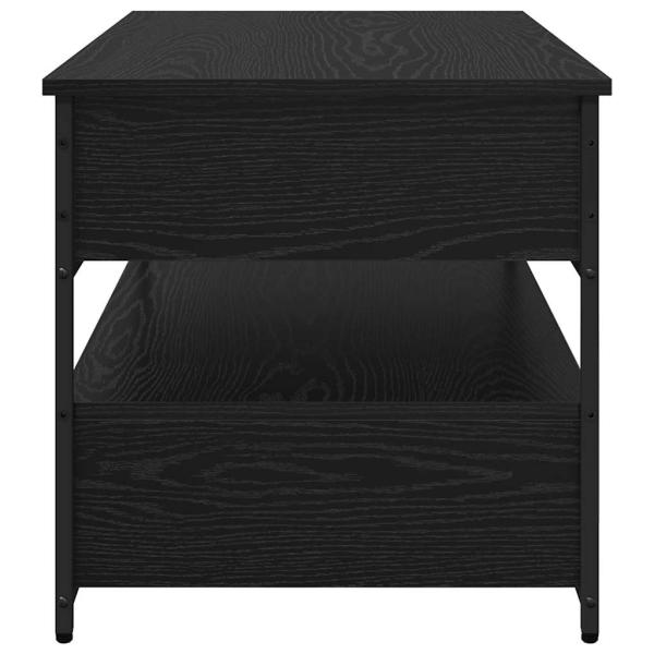 Couchtisch Schwarz Eichen-Optik 85 x 50 x 50 cm Holzwerkstoff