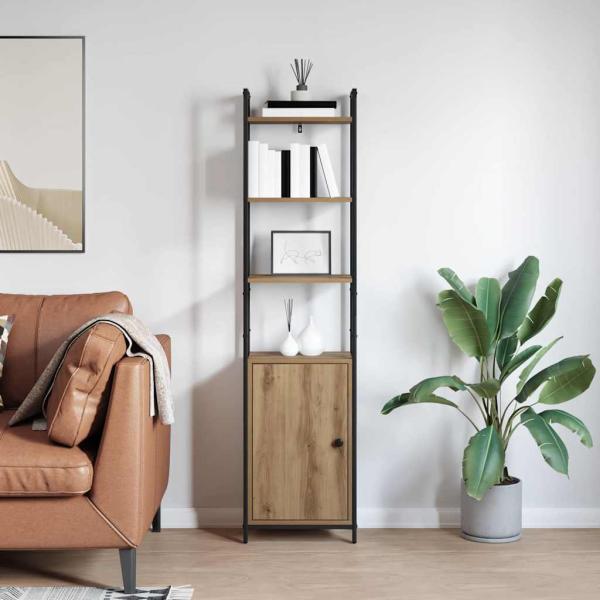 Bücherregal Artisan-Eiche 40 x 24 x 161 cm Holzwerkstoff