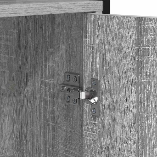 Bücherregal Graues Sonoma 60 x 24 x 161 cm Holzwerkstoff