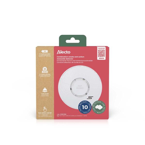 Rauch- und Kohlenmonoxidalarm-Paket Weiß