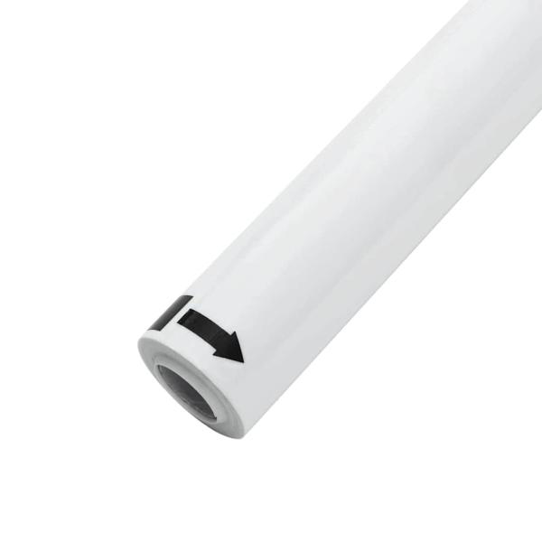 Statisches Fensterfolie Frostiges Weiß 60 x 2000 cm PVC