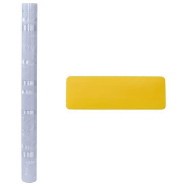 Statisches Fensterfolie Bambus-Muster 45 x 500 cm PVC