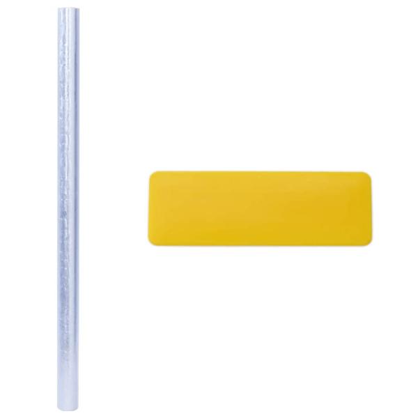 Statische Fensterfolie Transparent 90 x 1000 cm PVC