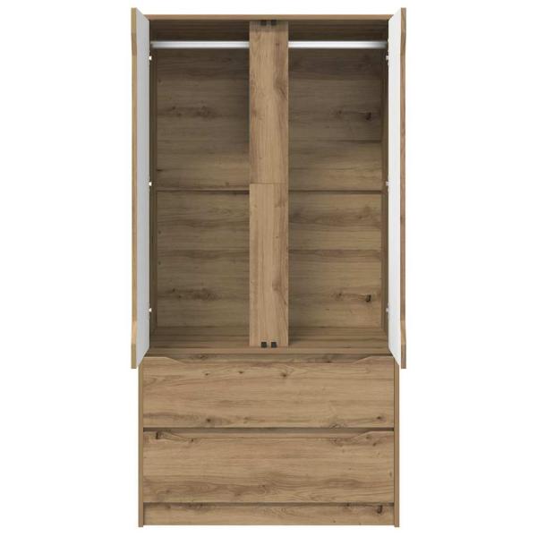Badezimmerschrank mit Speicher Artisan-Eiche 79,5 x 49 x 156 cm