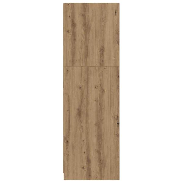 Badezimmerschrank mit Speicher Artisan-Eiche 79,5 x 49 x 156 cm