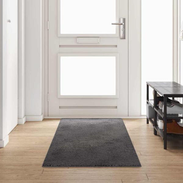 ARDEBO.de - Teppichläufer Grau 80 x 300 cm 100% Polypropylen Tuft