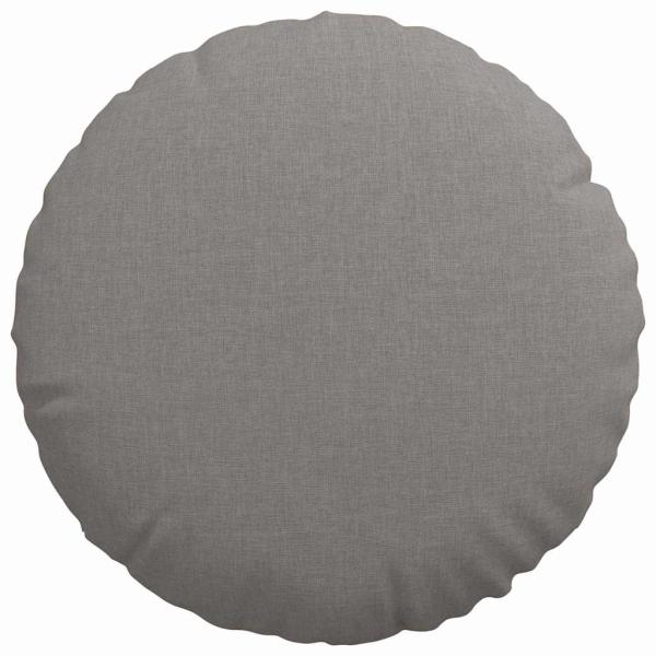 Sitzkissen 2 pcs Taupe Ø40 x 13 cm Stoff