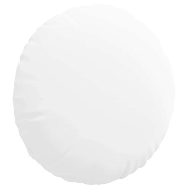 Sitzkissen 2 pcs Weiß Ø50 x 19 cm Stoff