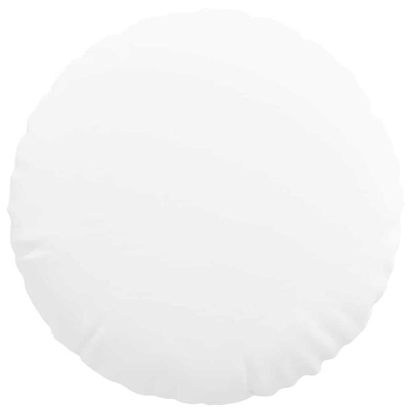 Sitzkissen 2 pcs Weiß Ø50 x 19 cm Stoff