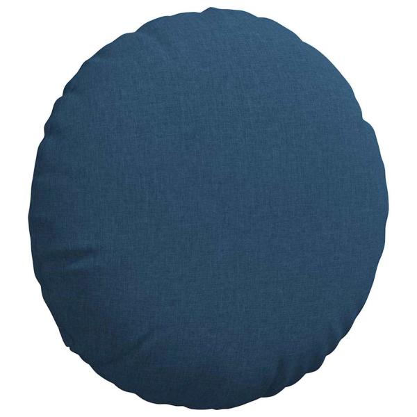 Sitzkissen 2 pcs Blau Ø60 x 21 cm Stoff