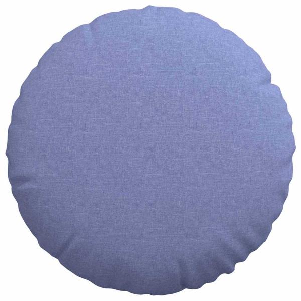 Sitzkissen 2 pcs Jeans blau Ø80 x 29 cm Stoff