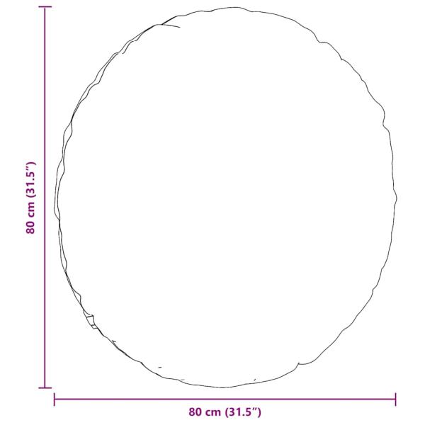 Sitzkissen 2 pcs Jeans blau Ø80 x 29 cm Stoff