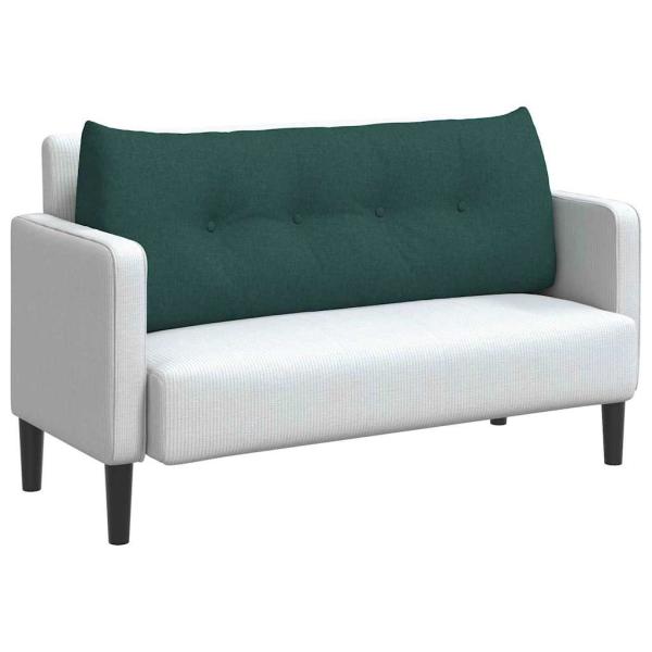 Rücken Kissen Dunkelgrün 120 x 24 x 50 cm Stoff