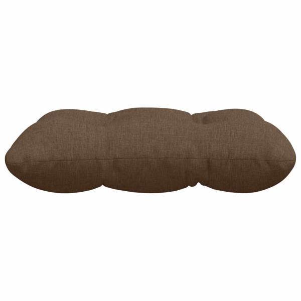 Sitzkissen 4 Stk. Stoff Braun 40 x 40 x 12 cm