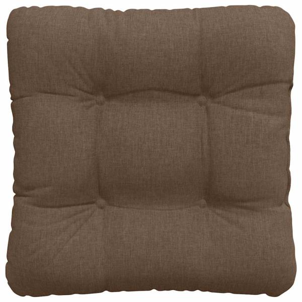 Sitzkissen 4 Stk. Stoff Braun 40 x 40 x 12 cm