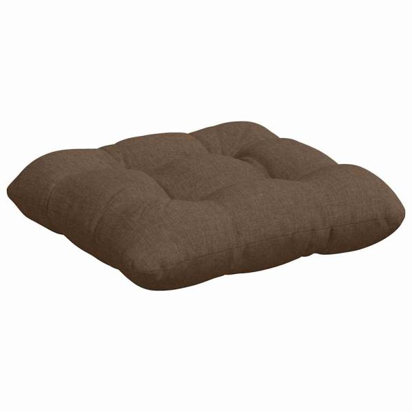 Sitzkissen 4 Stk. Stoff Braun 40 x 40 x 12 cm