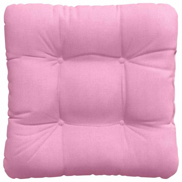 Sitzkissen 4 pcs Rosa 40 x 40 x 12 cm Stoff