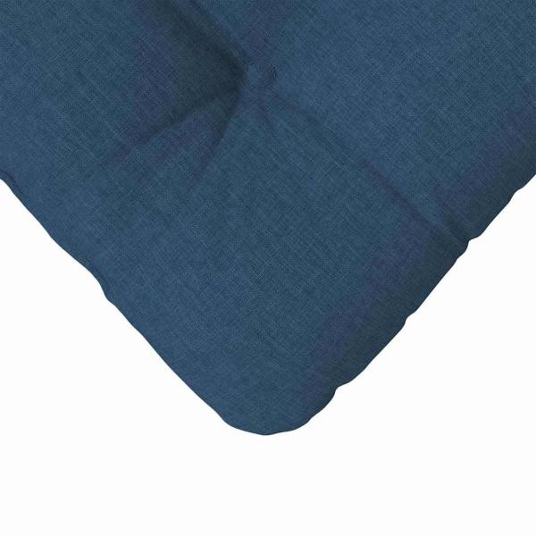 Sitzkissen 4 pcs Blau 45 x 45 x 12 cm Stoff