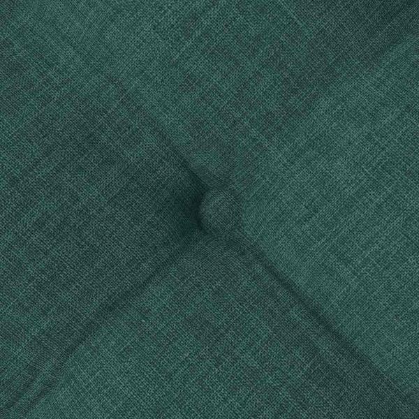 Sitzkissen 2 pcs Dunkelgrün 40 x 40 x 6 cm Stoff