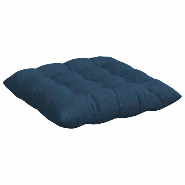 Sitzkissen 2 pcs Blau 40 x 40 x 6 cm Stoff