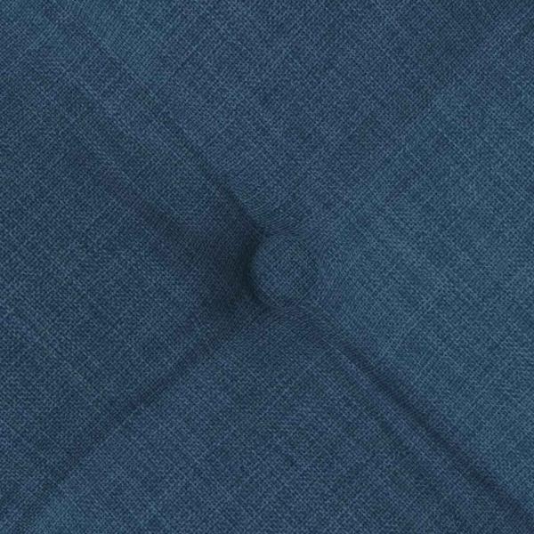Sitzkissen 2 pcs Blau 40 x 40 x 6 cm Stoff