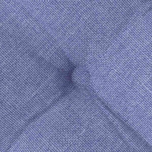 Sitzkissen 2 pcs Jeans blau 40 x 40 x 6 cm Stoff