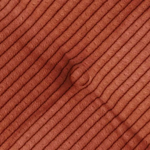 Sitzkissen 4 Stk. Cordstoff Rot-Orange 40 x 40 x 6 cm