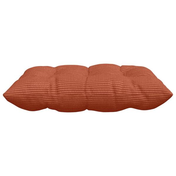 Sitzkissen 4 pcs Rot-Orange 40 x 40 x 6 cm Cordstoff