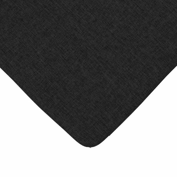 Sitzkissen 4 pcs Schwarz 40 x 40 x 3 cm Stoff