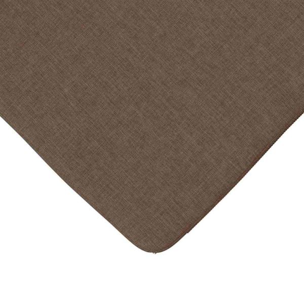 Sitzkissen 4 pcs Braun 40 x 40 x 3 cm Stoff