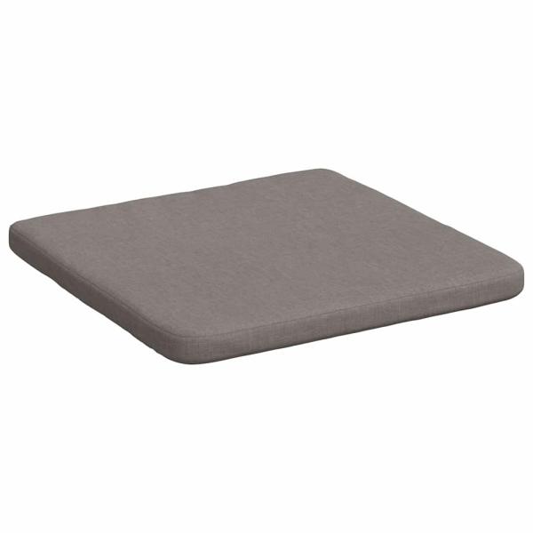 Sitzkissen 4 pcs Taupe 40 x 40 x 3 cm Stoff