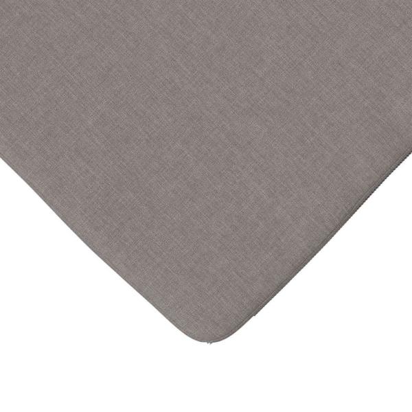 Sitzkissen 4 pcs Taupe 40 x 40 x 3 cm Stoff