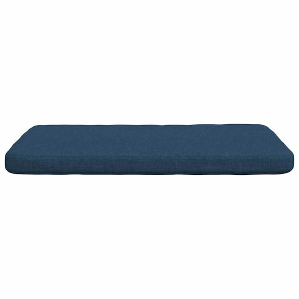 Sitzkissen 4 pcs Blau 40 x 40 x 3 cm Stoff