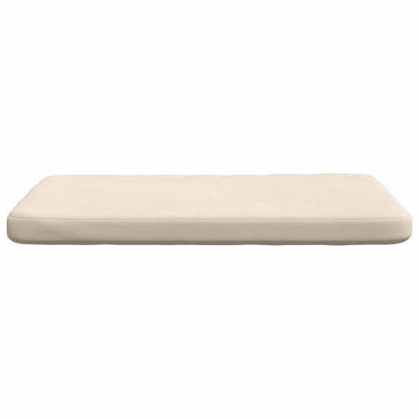 Sitzkissen 4 pcs Beige 40 x 40 x 3 cm Mikrofaserstoff