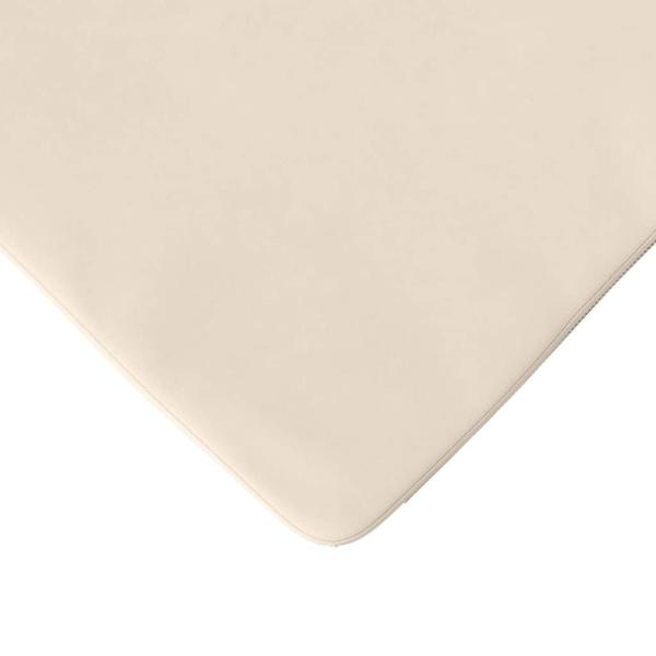 Sitzkissen 4 pcs Beige 40 x 40 x 3 cm Mikrofaserstoff