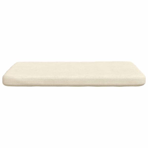 Sitzkissen 4 pcs Creme 40 x 40 x 3 cm Cordstoff