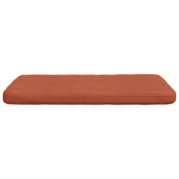 Sitzkissen 4 pcs Rot-Orange 40 x 40 x 3 cm Cordstoff