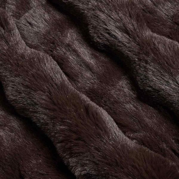 Kunstfell Kaninchenfell Decke 4 pcs Kamel 130 x 150 cm