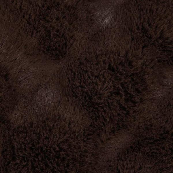 Kunstfell Kaninchenfell Decke 4 pcs Kamel 150 x 220 cm