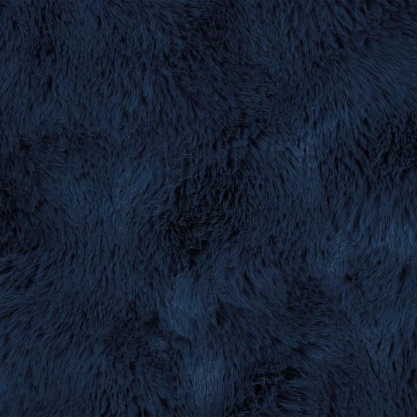 Kunstfell Kaninchenfell Decke 4 pcs Marineblau 240 x 270 cm