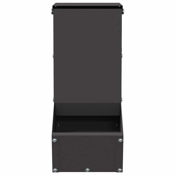 Kaninchenfütterer Schwarz 17.5 x 26 x 28.5 cm