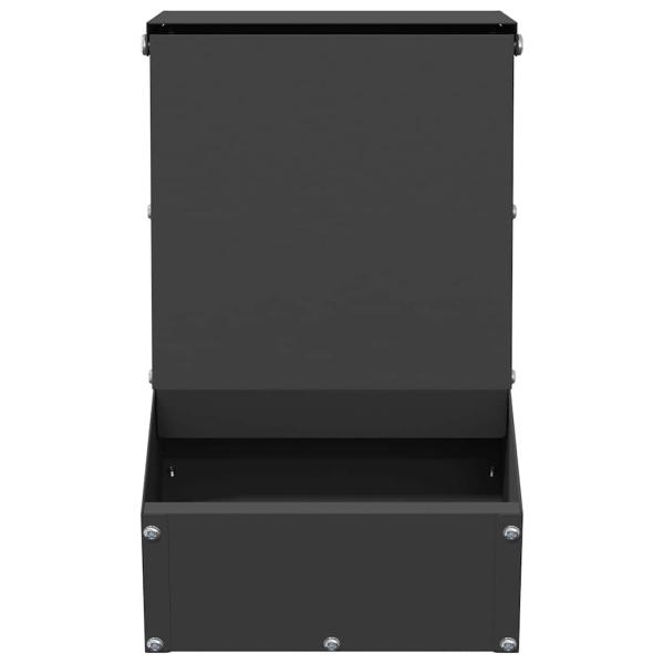 Kaninchenfütterer Schwarz 17.5 x 26 x 28.5 cm