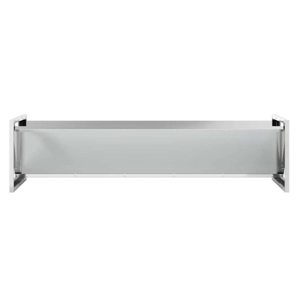 Futtertröge für Nutztiere Silber 108 x 50 x 28 cm