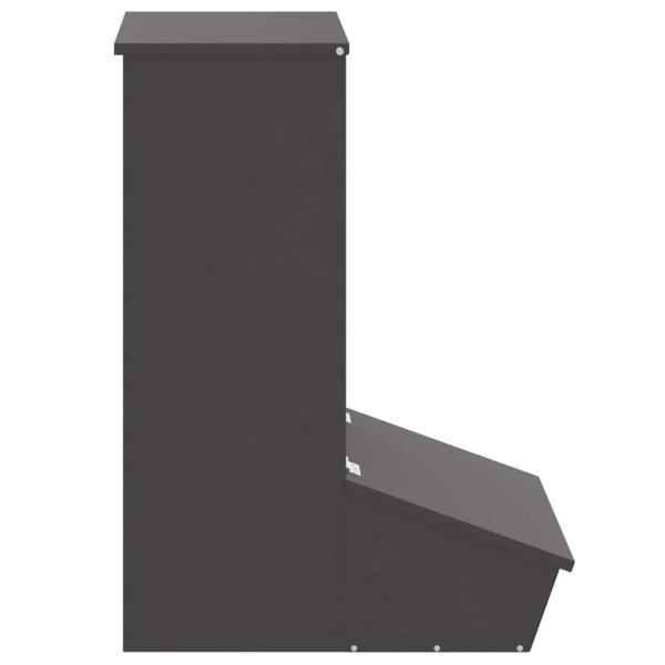 Schweinfutterspender Schwarz 55 x 51 x 91,5 cm