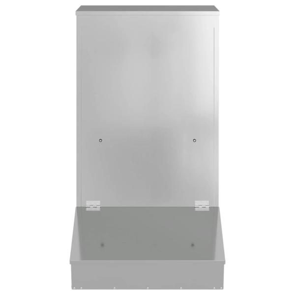 Schweinfutterspender Silber 82 x 51 x 91,5 cm 20 kg