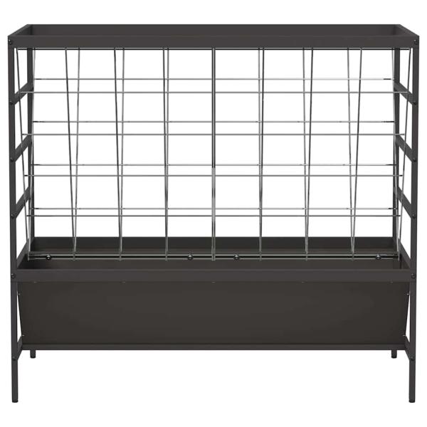 Viehfutterspender Schwarz 100 x 60 x 90 cm 15 kg