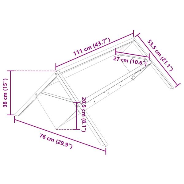 Futtertröge für Nutztiere Olive Grün 111 x 76 x 38 cm