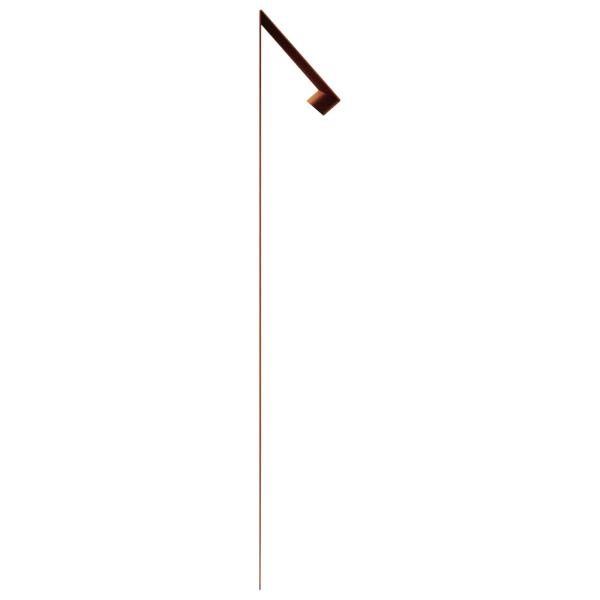 ARDEBO.de - Schneckenzaun 16 pcs Rostig 50 x 3,5 x 25 cm Wetterfeststahl